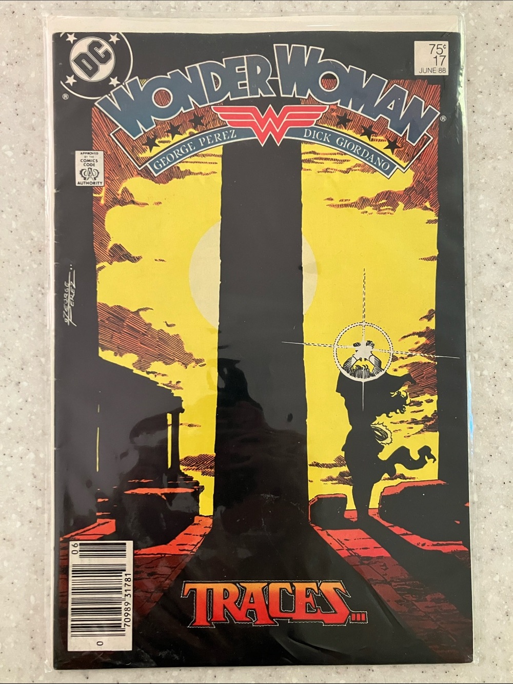 DC Wonder Woman Comic Book June 1988 edition #17 NO LONGER IN PRINT